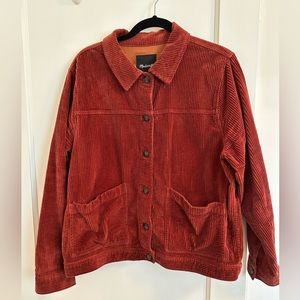 Madewell Corduroy Swing Chore Coat Size L